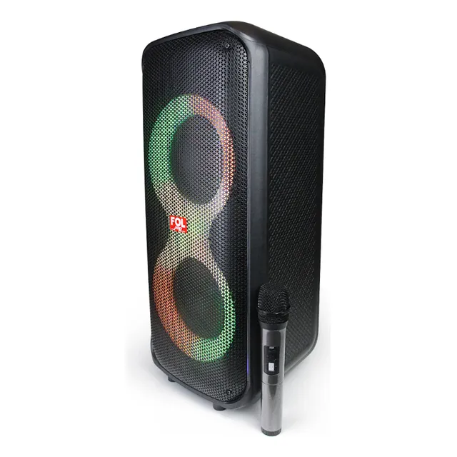 Bocina Fol Inalámbrica Bluetooth Portátil Negro Fs-l2206