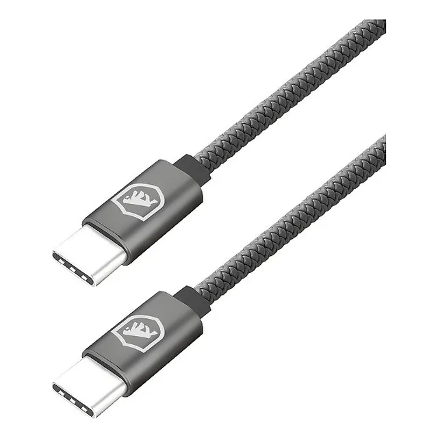 Cabo Symetric - Cinza - Tipo C / Tipo C - 1,5m - Gshield