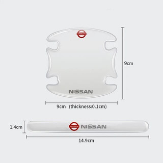 8pcs Protector Antiarañazos Para Manilla De Puertas Nissan 8pcs Protector Antiarañazos Para Manilla De Puertas Nissan