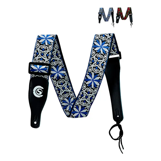 Correia Jacquard Custom Sound Estampada P Violão Guitarra