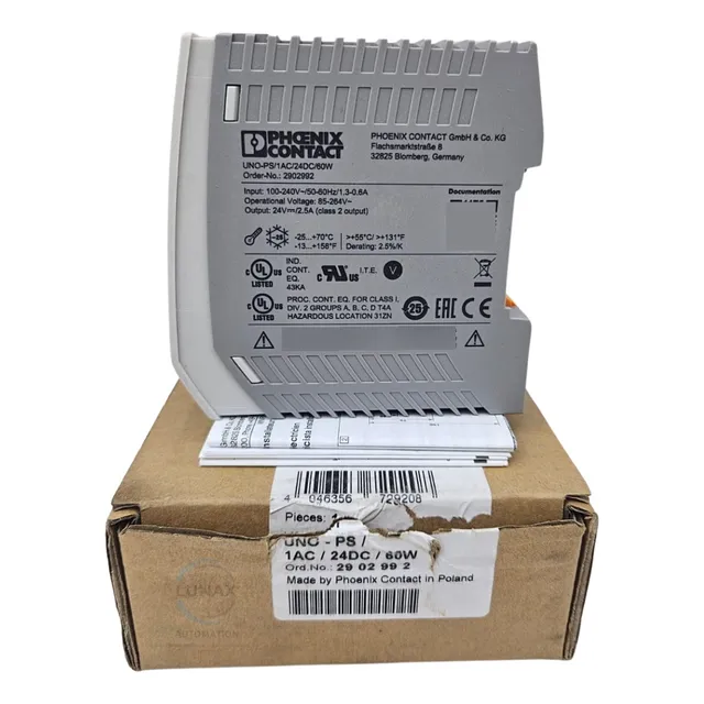 Phoenix Contact 1ac/24dc/60w Fuente De Alimentacion
