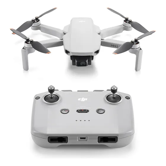 Drone DJI Mini 2 se Full Hd 2.7k de rastreamento automático, cor branca