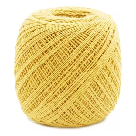 Linha Fashion Egito Têxtil Piratininga 8/4 130g 426mts Cor 67- amarelo canário