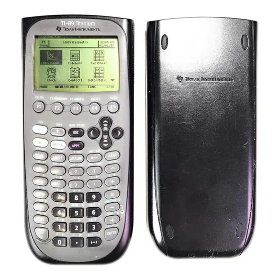 Texas Instruments Ti 89 Titanio Titanium Calculadora Gráfica