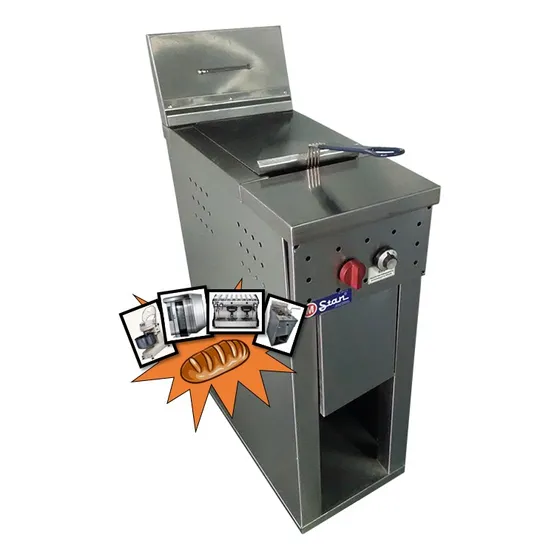 Freidora A Gas De 1 Cesta, 17 Litros, Acero Inoxidable Mstar