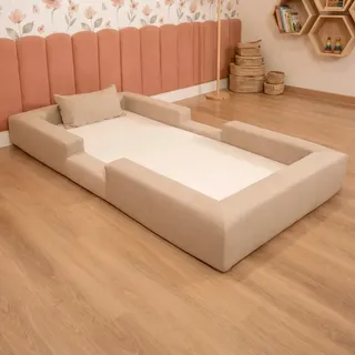 Keiko Colchões Cama Montessoriana Solteiro Ninho 100% Espuma Keiko Co