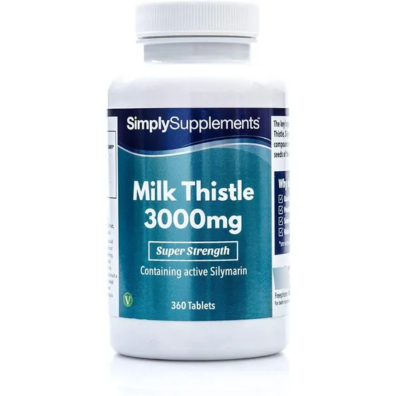 Cardo Mariano Milk Thistle 3000mg -concentrado /360 Pastilla