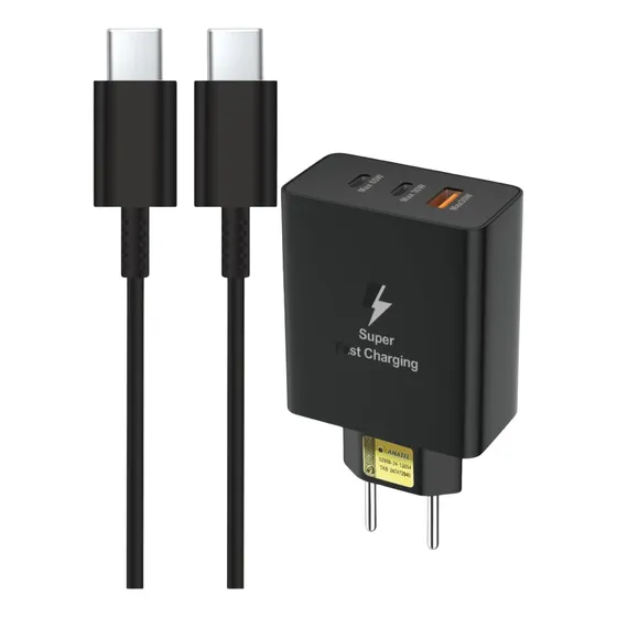 Carregador Lehmox 65w Turbo Cabo Tipo C Para Smartphones
