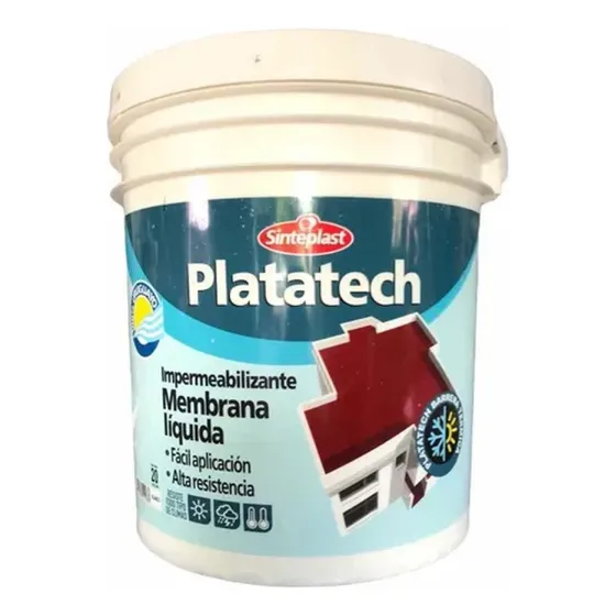 Membrana Líquida Impermeabilizante Platatech Sinteplast 20kg