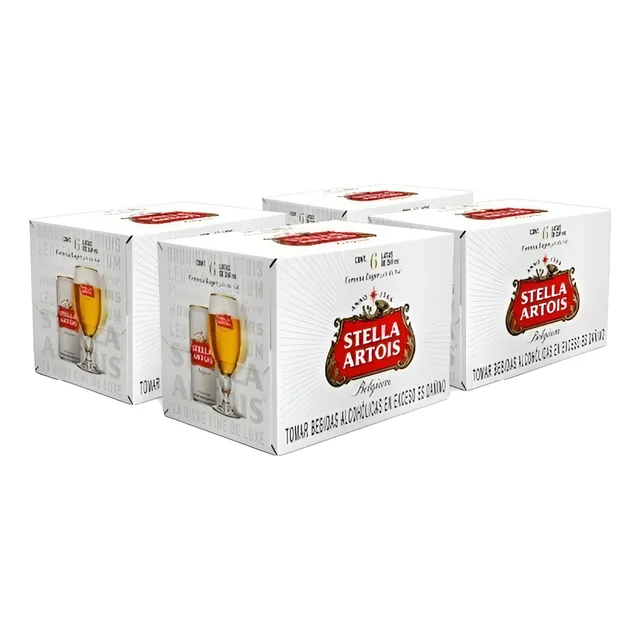 Cerveza Stella Artois X24 Latas - mL a $15