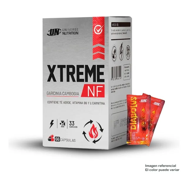 Quemador Degrasa Universe Nutrition Xtreme Nf Frasco 66 Cap