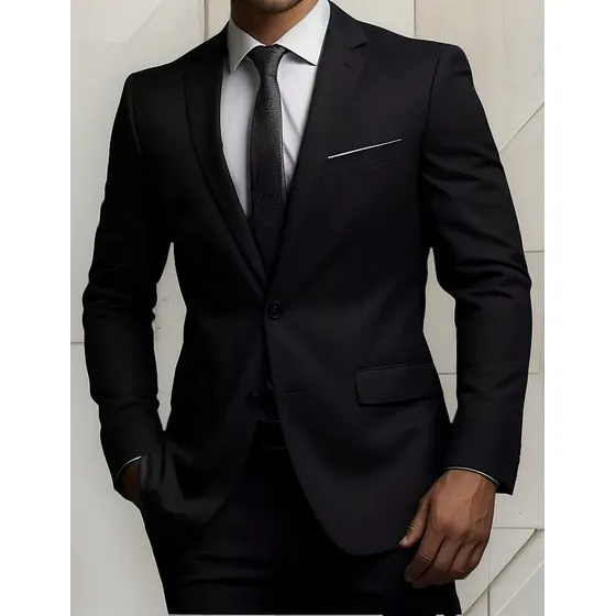 Conjunto Terno Blazer+calça Oxford Todas As Cores Masculino