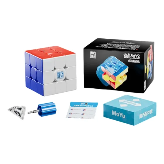 Cubo Mágico Moyu Meilong 3m V2 Uv 3x3 Magnético Profesional