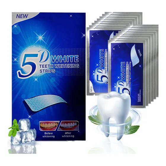 Branqueador Ultra Clareador Dente 14 Envelopes com 28 Fitas 5d White
