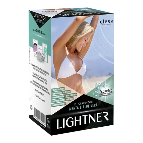 Cless Lightner Kit Clareador - Menta E Aloe Vera