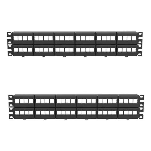 Panel De Parcheo Modular Keystone Panduit 48ptos 2ur Nkfp48y