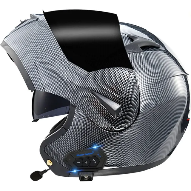 Casco Motocicleta Bluetooth Casco Motocicleta Modular