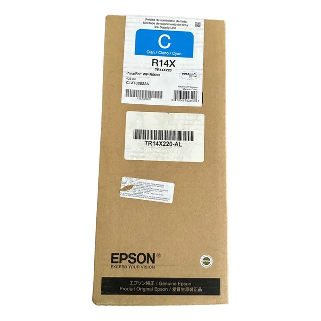 Bolsa Tinta Epson R14x Cyan 425ml Original 2021 Garantizado