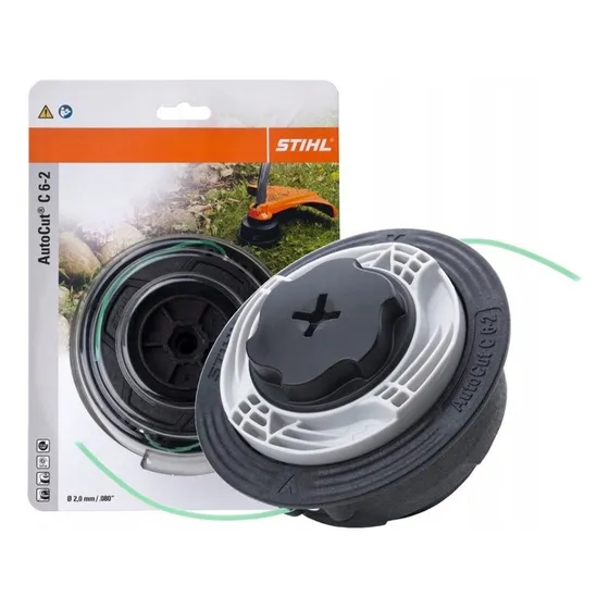 Cabezal C6-2 Porta Hilo Para Stihl Fs38 Fs40 Fs45 Fs50 Color Negro