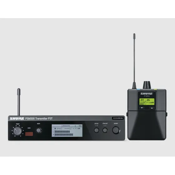 Shure In Ear Psm300 Retorno S/ Fio K12 Anatel Ñ Sennheiser