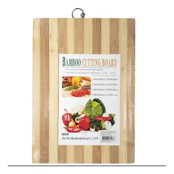 Tabla De Picado Bamboo Az8067 31x20 Cm Rectangular