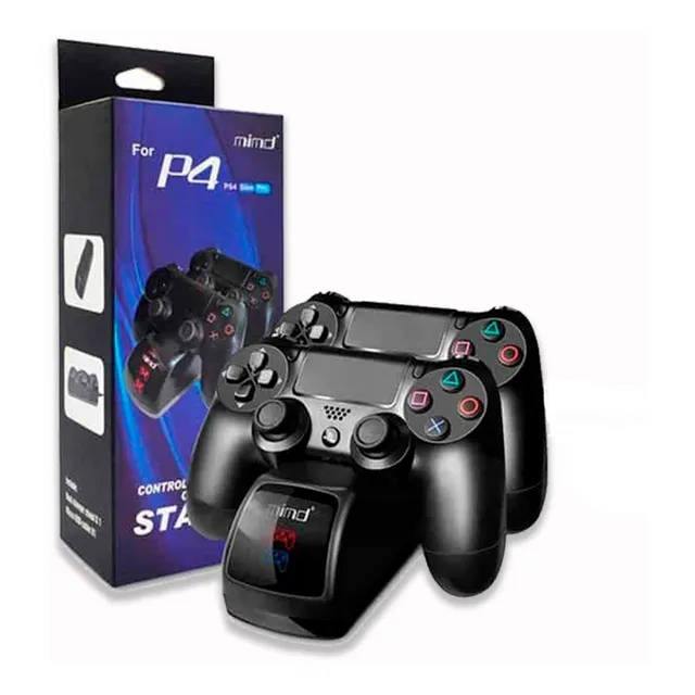 Cargador Doble Para Mando Joystick Compatible Ps4 Slim Pro