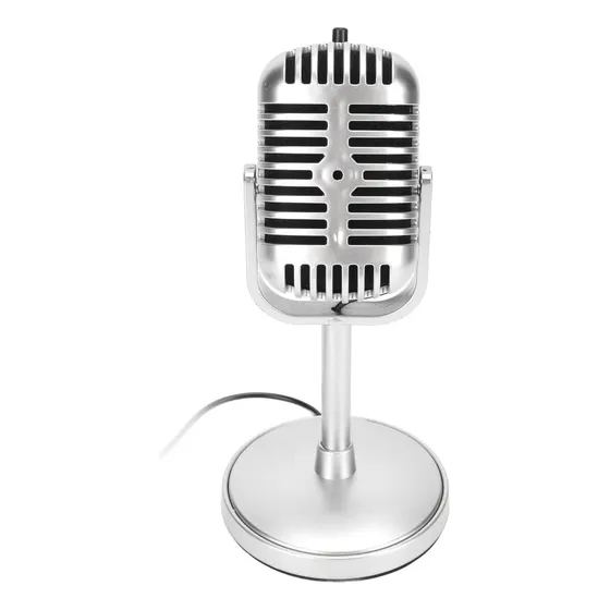 Micrófono Vintage Señal Estable Sonido Micrófono Condensador
