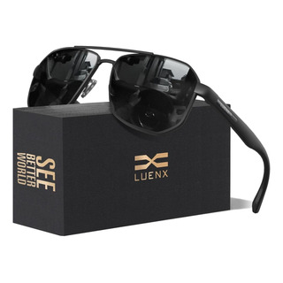 Luenx Gafas De Sol De Aviador Para Hombres Que Conducen Lent Luenx Gafas De Sol De Aviador Para Hombres Que Conducen Lent