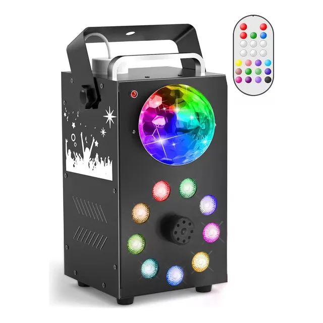 Máquina De Humo 10 Luz Led-700w Efecto Niebla Control Remoto
