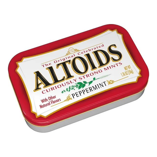 Mentas Altoids Caramelos Naturales Sabor A Hierbabuena × 50g