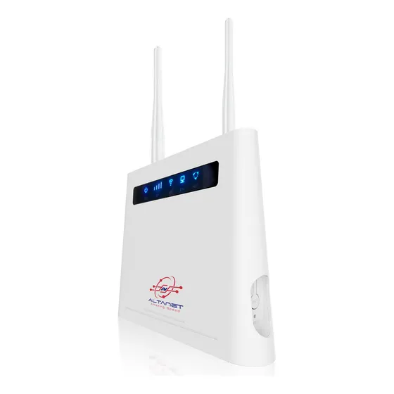 Modem Router 4g Wifi + 3 Ethernet + 1 Wan + Antenas Sma Color Blanco