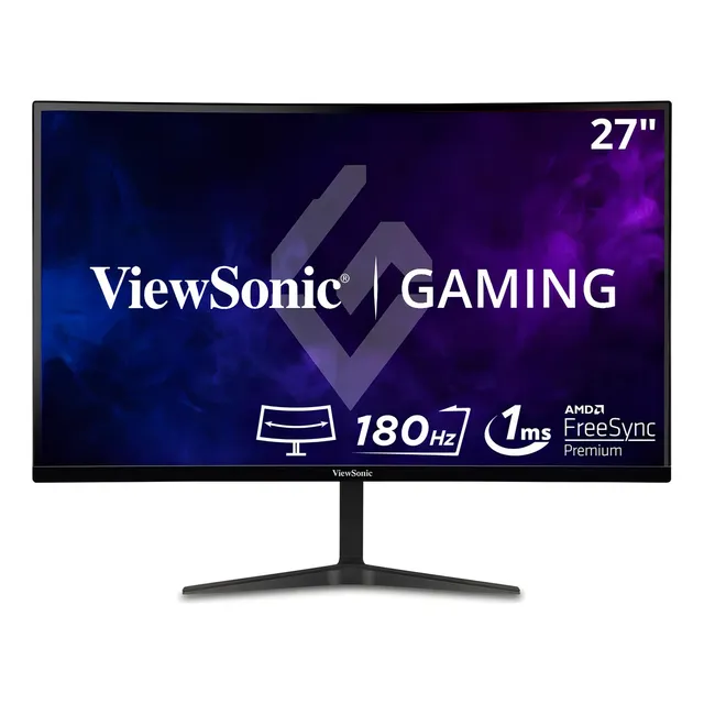 MONITOR 27" GAMER VIEWSONIC CURVO 180HZ WQHD VX2718-2KPC-MHD