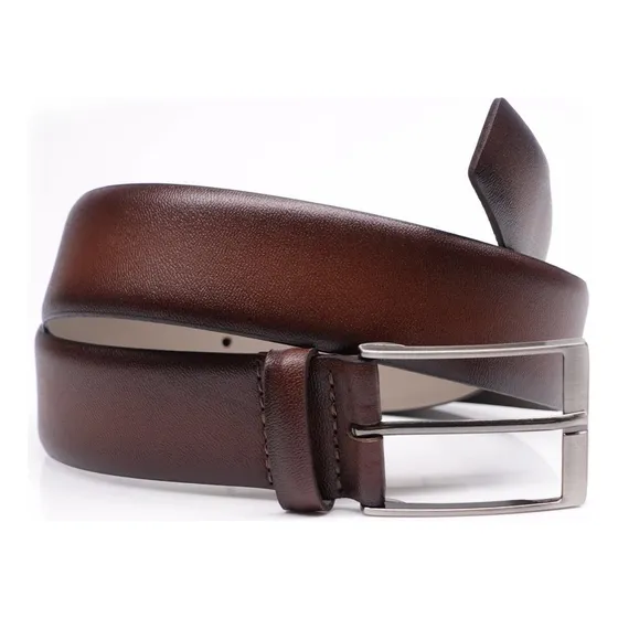 Cinto Masculino Fasolo Couro Veneza G222148 Marrom Tamanho 105