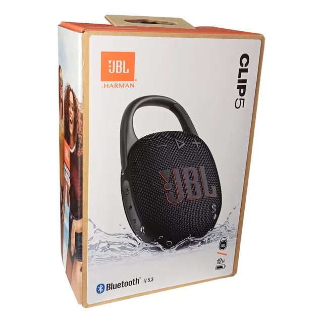 Bocina Portátil Jbl Clip 5 Bluetooth, Negro. Color Negro