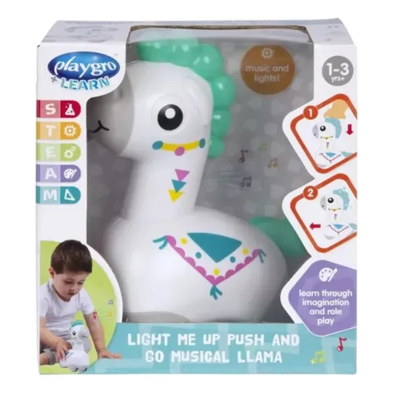 Juguete De Llama Bebe Con Luces Sonido Y Movimiento