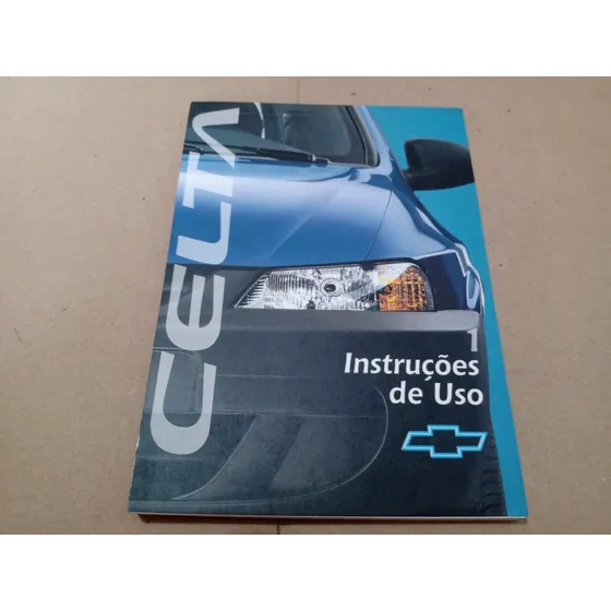 Manual Do Proprietário Celta Ano 2001 Chevrolet Original 
