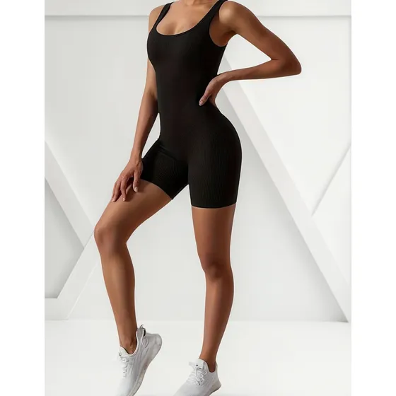 Enterito Deportivo Corto Con Frunce Gym Fitness