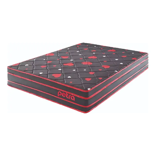 Colchon Espuma 2 Plazas Sin Espuma Plast Doble Eurotop 30cm