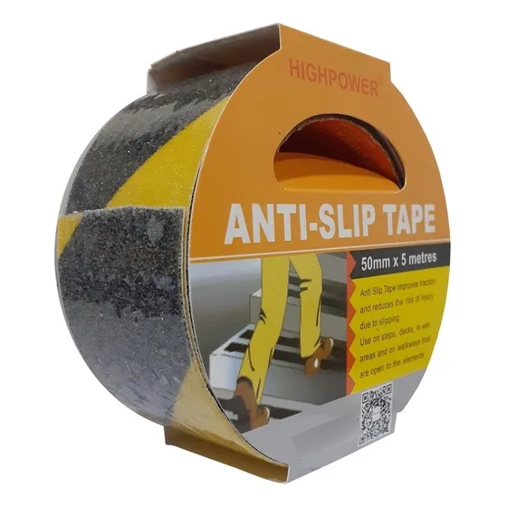 Cinta Antirresbalante 2 Pulgadas 5m Negro/amarillo Flexpower