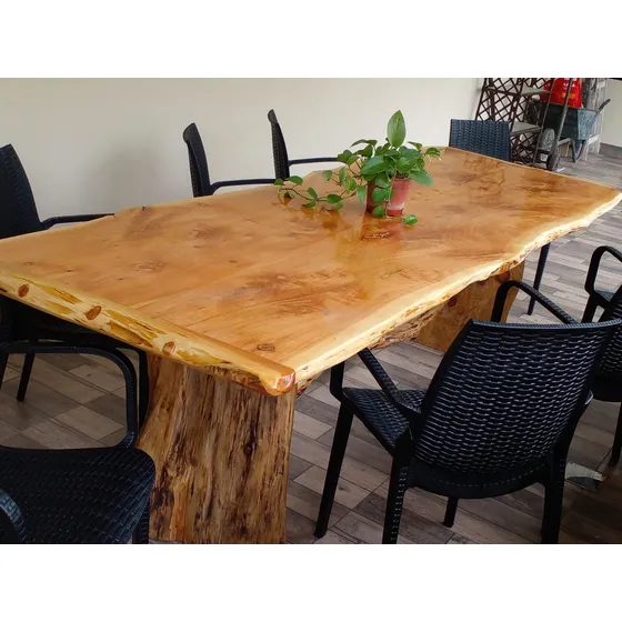 Mesas Y Mesadas De Madera Rustica En Ciprés 