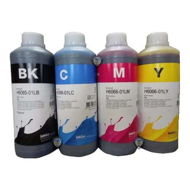 Kit 4 Tintas Gen. Para Can Pixma G3100 G3610 1 Litro C/u