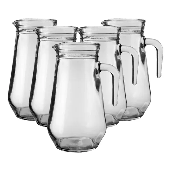 Set X 12 Jarras Vidrio Agua Jugo 1,25 L Acapulco Rigolleau