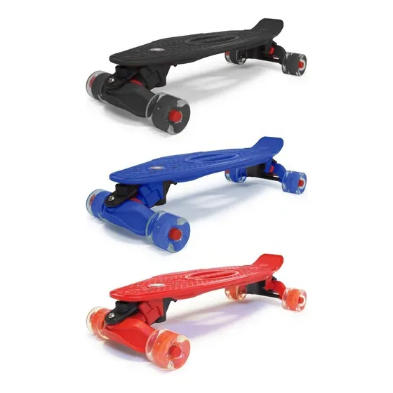 Skate Moolahh Vinyl Extreme Truck Patineta Colores Con Luz