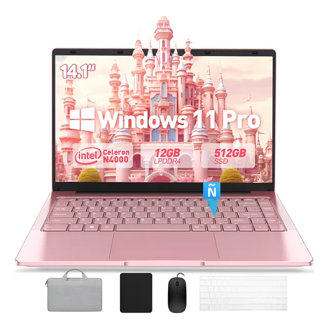 Laptop 14 Portátil Notebook Intel Celeron 12gb 512gb Español