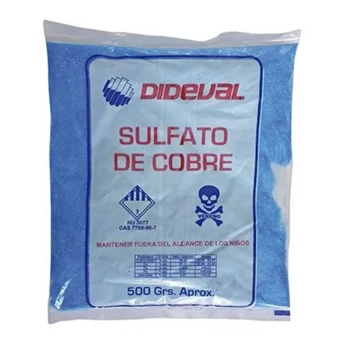 Sulfato De Cobre 500 Grs Alguicida Piscina