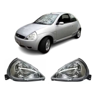 Juego Par Faro Ford Ka 2001 2002 2003 2008 Cuarto Blanco Juego Par Faro Ford Ka 2001 2002 2003 2008 Cuarto Blanco