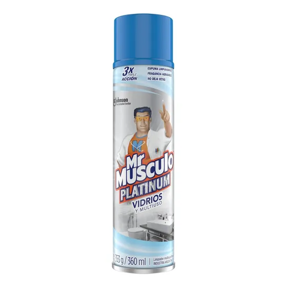 Mr Musculo Espuma Limpiavidrios Y Multiuso 3xaccion 360ml