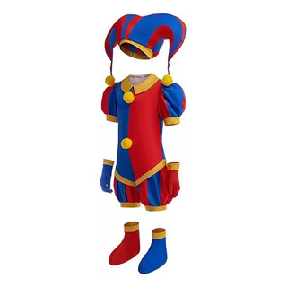 Trajes Pomni De Circo Digital Mágico Para Niños, Trajes De H Trajes Pomni De Circo Digital Mágico Para Niños, Trajes De H