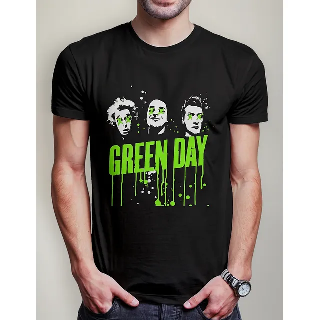 Polo Caballero Green Day Faces D1283