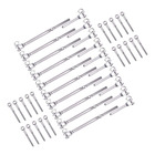Kit De Riel De Cable De Cubierta De Acero Inoxidable | Mercado Libre